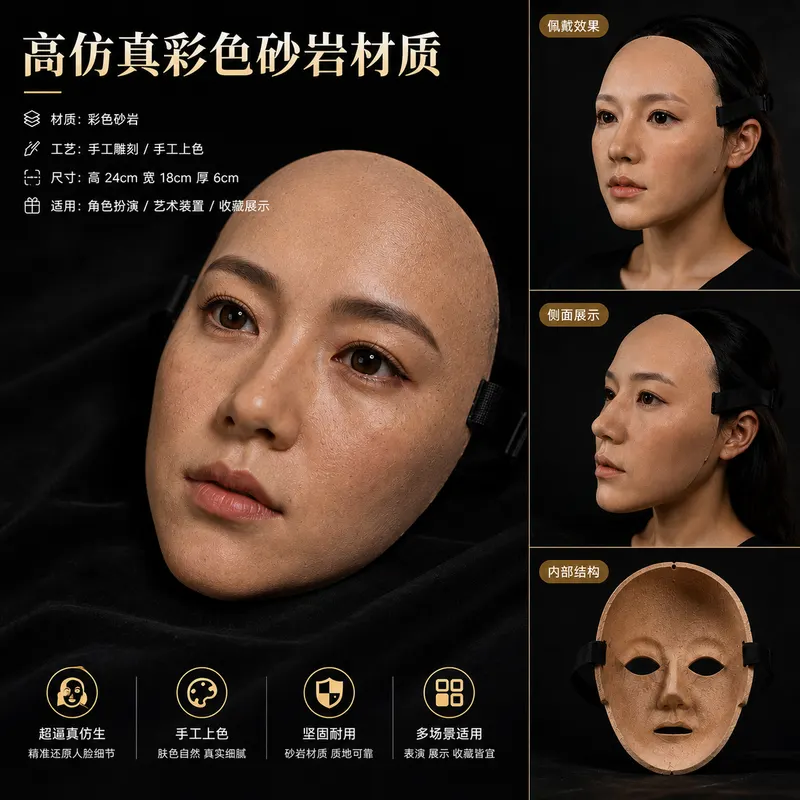 高仿真彩色砂岩材质
